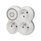 3x2P+Z splitter with illuminated white switch