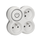 3x2P+Z splitter with illuminated white switch