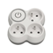 3x2P+Z splitter with illuminated white switch