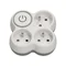 3x2P+Z splitter with illuminated white switch