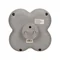 3x2P+Z splitter with illuminated white switch