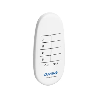 4-channel remote control for ORNO Smart Home flush-mounted relays and sockets