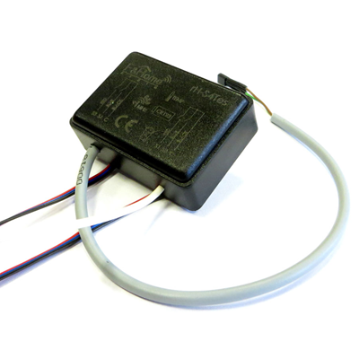 4-channel transmitter with an external temperature sensor