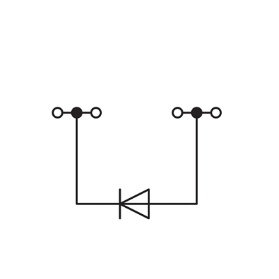 4-Draht-Diodenstecker 4mm² grau