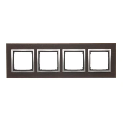 4-fold frame Nature-Wood SILVER WENGE IP20/IP44