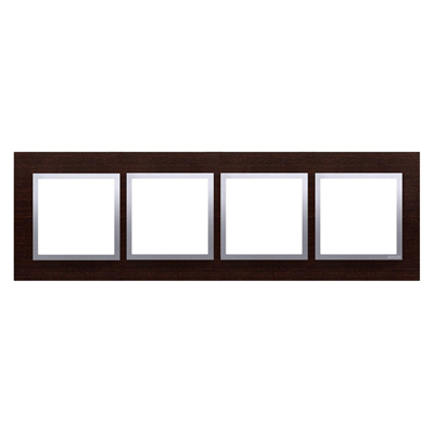 4-fold frame Nature-Wood SILVER WENGE IP20/IP44