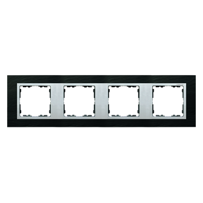4-fold slate frame / aluminum mat intermediate frame