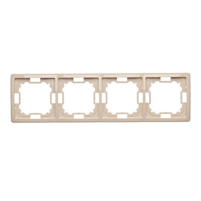 4-fold universal frame, horizontal and vertical, beige