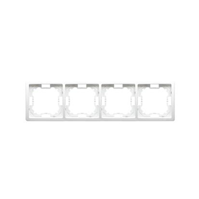 4-fold universal frame, horizontal and vertical, white