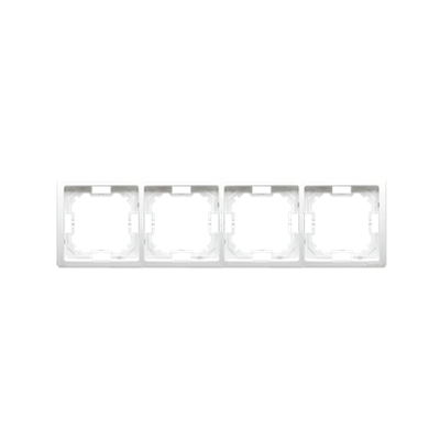 4-fold universal frame, horizontal and vertical, white