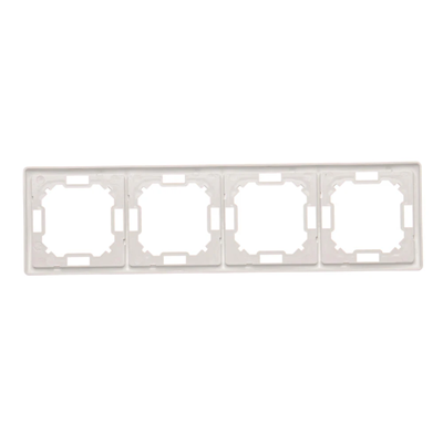 4-fold universal frame, horizontal and vertical, white