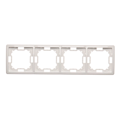 4-fold universal frame, horizontal and vertical, white