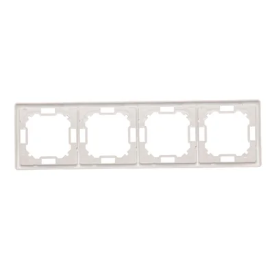 4-fold universal frame, horizontal and vertical, white