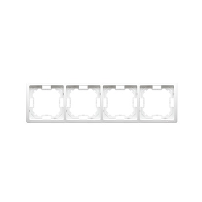 4-fold universal frame, horizontal and vertical, white