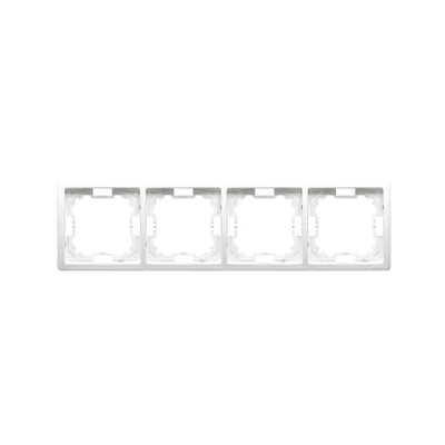 4-fold universal frame, horizontal and vertical, white