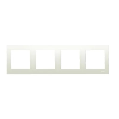 4-fold universal frame IP20 / IP44 cream