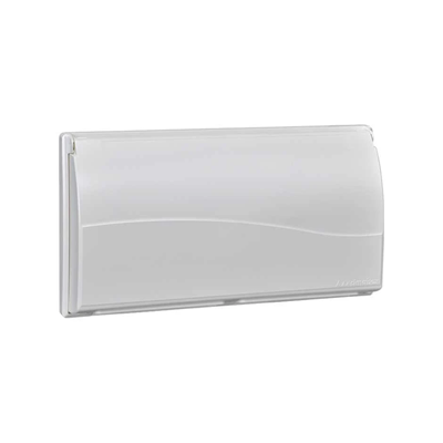 4-gang frame for SBM450 box with 8x cover K45 pure white