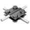 4-hole, 2-plate cross connector; /IN/