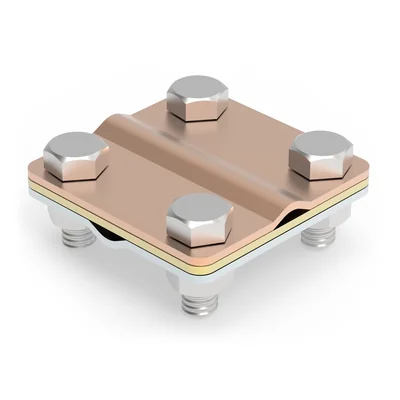 4-hole cross connector, Cu/OC