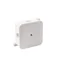 4-inlet surface-mounted box with knockouts 88x88x40mm IP44 screw cap white