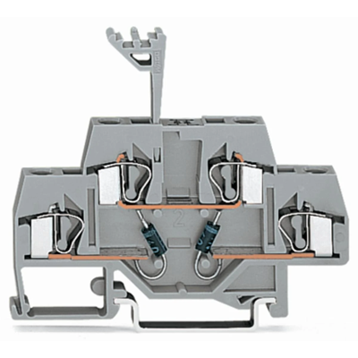 4 mm² Doppelstock-Diodenklemmenblock