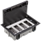 4-module floor box, 8x K45 + SM402/9, graphite gray