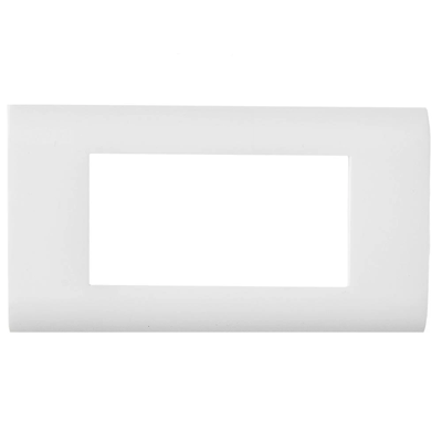 4-module white frame