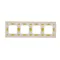 4-násobný rám z přírodního skla LIME SORBET IP20/IP44