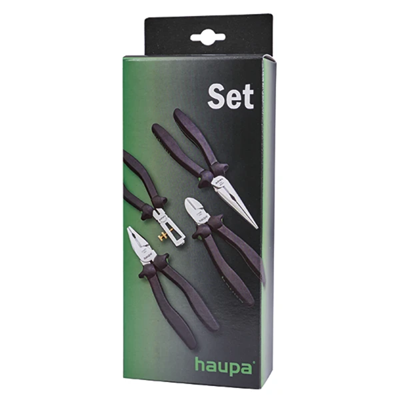 4-piece pliers set Black-Line