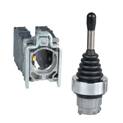 4-way joystick - 5 positions, with automatic return