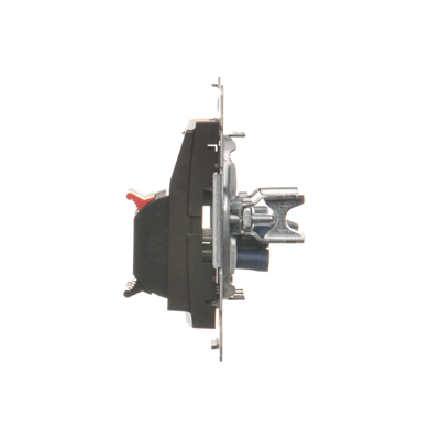4-way loudspeaker socket with labeling field (module)