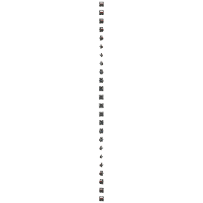4-way loudspeaker socket with labeling field (module)
