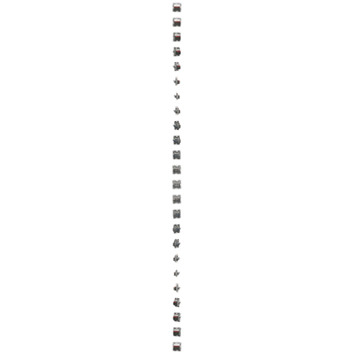 4-way loudspeaker socket with labeling field (module) silver (metallic)