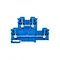 4-wire 2-level busbar terminal block with four terminals 4mm2 blue V0 ZUG-21 A00-A006