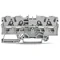 4-wire feed-through connector 4 mm², gray 2004-1401