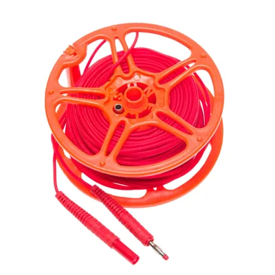 40 m red cable for grounding measurement (banana plugs)
