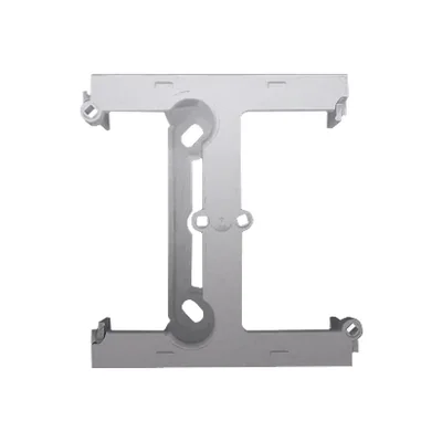 40 mm deep surface-mounted box, silver (metallic)