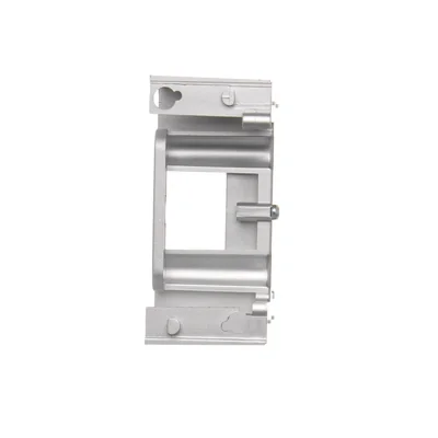 40 mm tiefe Aufputzdose, silber (metallic)