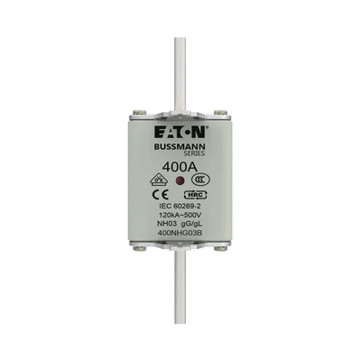 400NHG03B Fusibile NH03 400A 500V GL/GG doppio indicatore