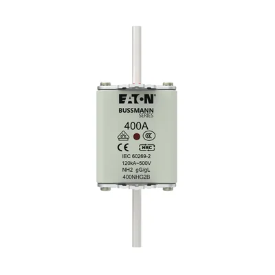400NHG2B Fusibile NH2 400A 500V GL/GG doppio indicatore