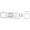 40A cam switch, 0-1 three-pole switch, in OB13 enclosure