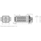 40A rail mounted cam switch, 1-0-2 switch