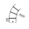 45° bend, LDSMT600H200
