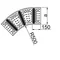 45 degree galvanized elbow, width 200mm, height 160mm