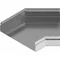 45 degree galvanized elbow, width 250mm, height 28mm