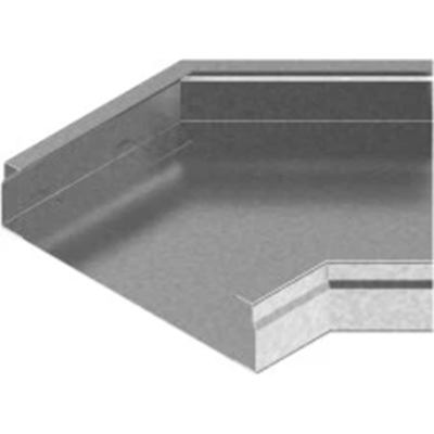45 degree galvanized elbow, width 350mm, height 48mm