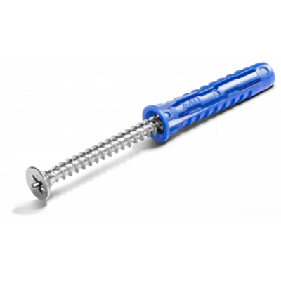 4ALL Kołek uniwersalny 10x50mm z wkrętem 6x60mm 8szt