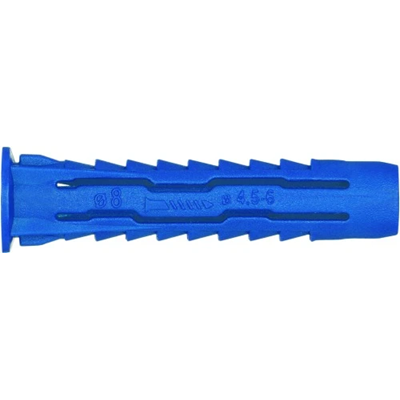4ALL Kołek uniwersalny 8x40mm z hakiem sufitowym 8szt