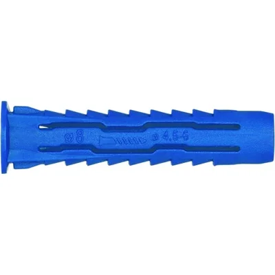 4ALL Taco universal 10x50mm con gancho de techo, 6 piezas