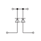 4mm² double-deck diode terminal block